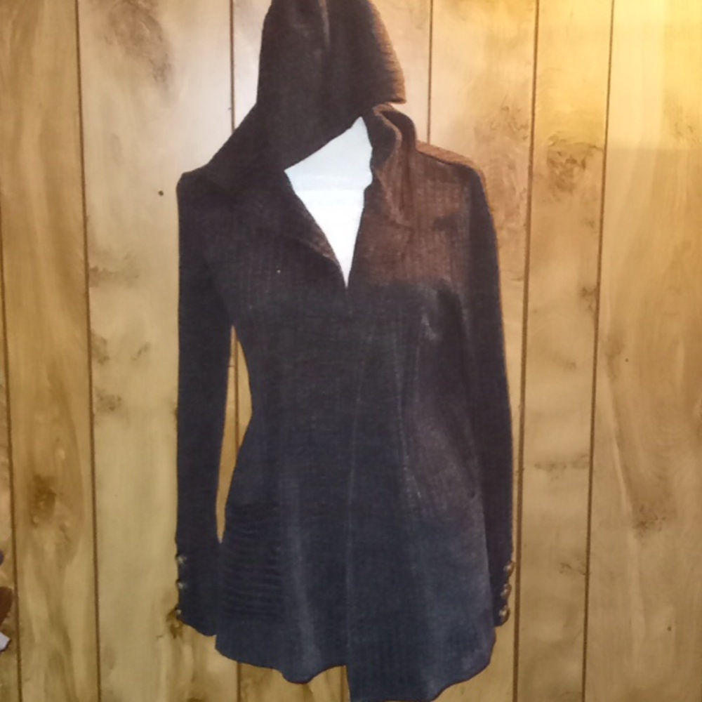 Retrelogy hooded long sleeve  s/p cardigan